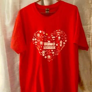Wawa T-shirt read size large
